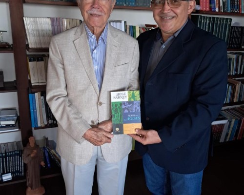Magno Magalhães visita José Sarney em São Luis