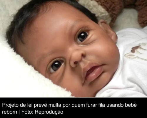 Governo prevê multa para quem furar fila utilizando Bebê Reborn